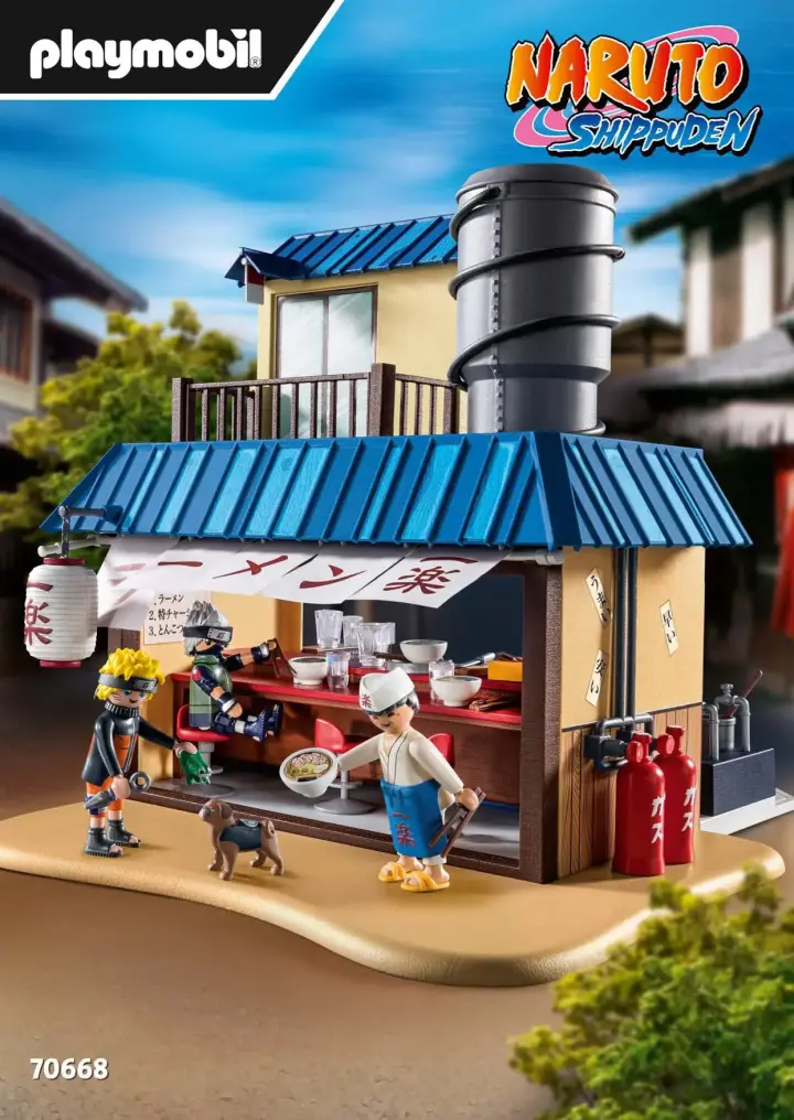 Összeszerelési útmutatók Playmobil 70668 - Ichiraku Ramen Shop (1)