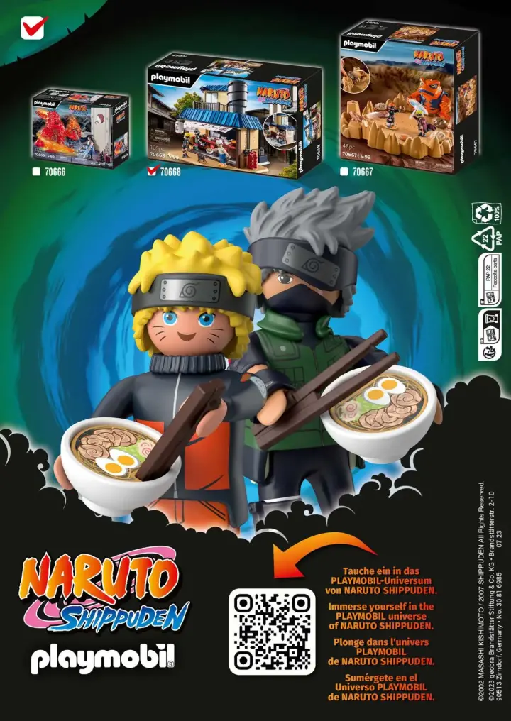 Playmobil Naruto Restaurant Ramen Ichiraku 70668