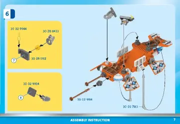 Istruzioni di montaggio Playmobil 70673 - Gift Set "Veicolo spaziale" (7)