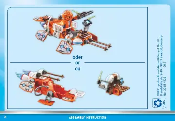 Istruzioni di montaggio Playmobil 70673 - Gift Set "Veicolo spaziale" (8)