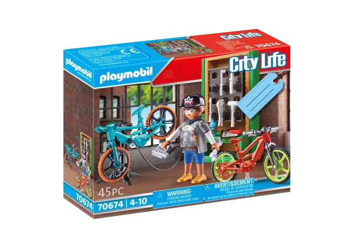 Playmobil 70674 - Gift set "E-bike werkplaats" - BOX