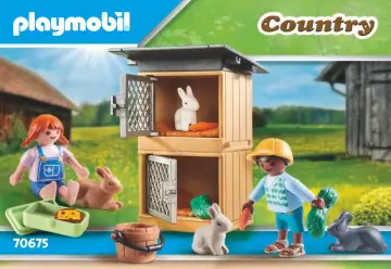 Building instructions Playmobil 70675 - Rabbit Pen Gift Set (1)