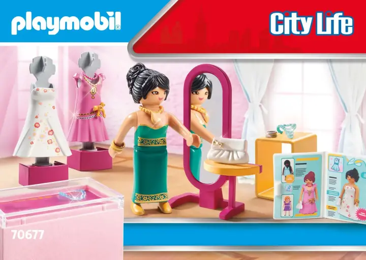 Instrukcje obsługi Playmobil 70677 - Zestaw upominkowy "Stylowy butik" (1)
