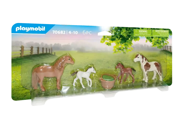 Playmobil 70682 - Famiglia di pony - BOX