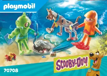 Notices de montage Playmobil 70708 - SCOOBY-DOO avec fantôme du capitaine Cutler (1)