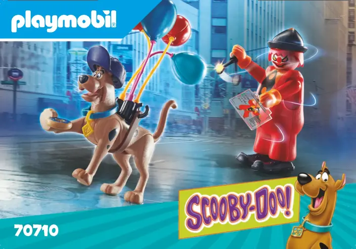 Istruzioni di montaggio Playmobil 70710 - SCOOBY-DOO! Il mistero del Ghost Clown (1)