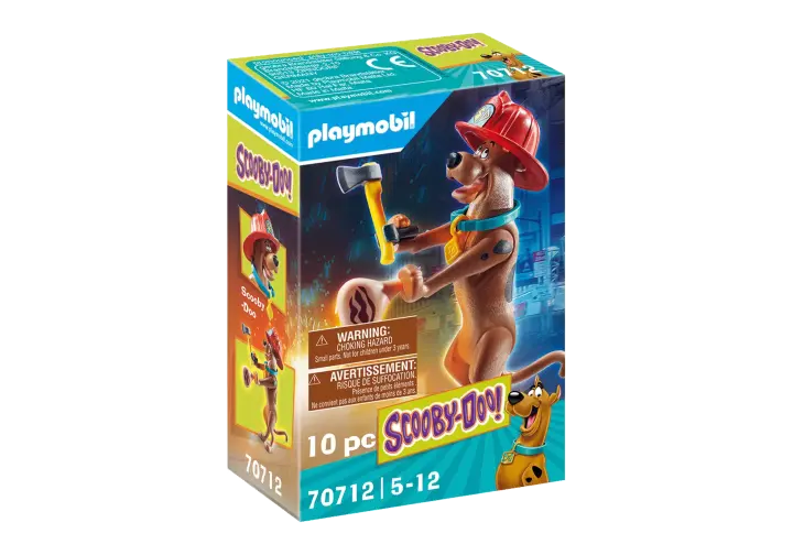 Playmobil 70712 - SCOOBY-DOO! Collectible Firefighter Figure - BOX