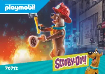 Building instructions Playmobil 70712 - SCOOBY-DOO! Collectible Firefighter Figure (1)