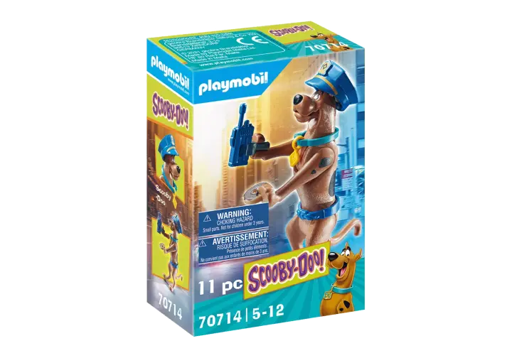 Playmobil 70714 - SCOOBY-DOO! Collectible Police Figure - BOX