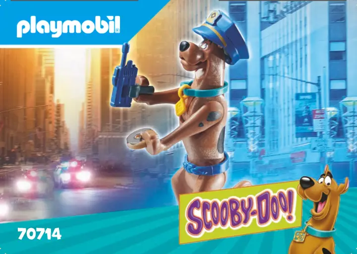 Istruzioni di montaggio Playmobil 70714 - SCOOBY-DOO! Scooby poliziotto (1)