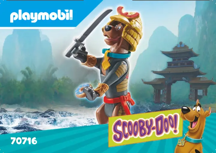 Notices de montage Playmobil 70716 - SCOOBY-DOO Samuraï (1)