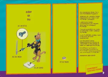 Istruzioni di montaggio Playmobil 70716 - SCOOBY-DOO! Scooby samurai (3)