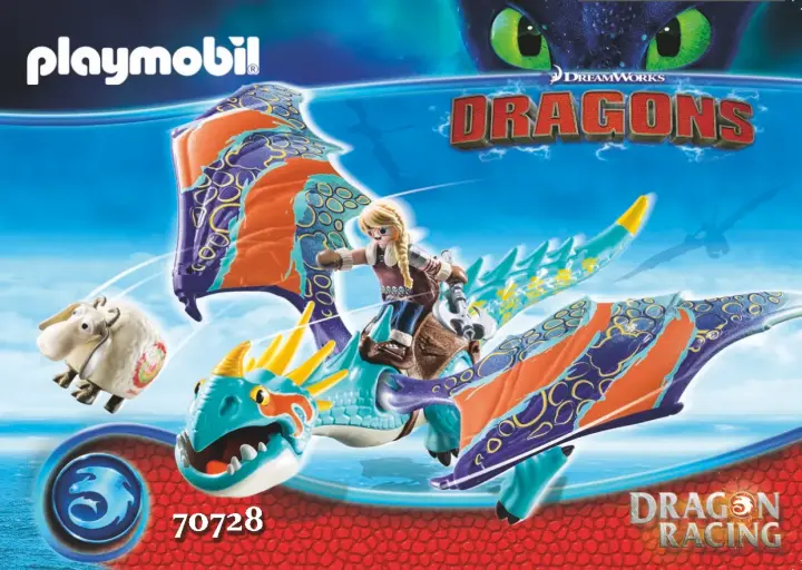 Manual de instruções Playmobil 70728 - Dragon Racing: Astrid e Tormenta (1)