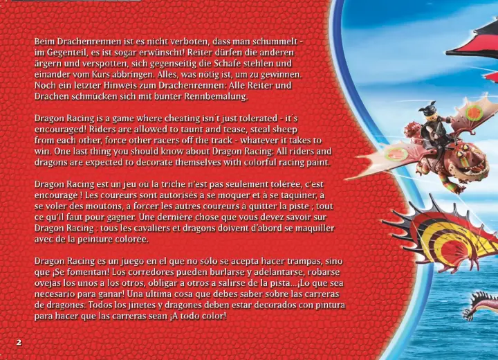Manual de instruções Playmobil 70728 - Dragon Racing: Astrid e Tormenta (2)
