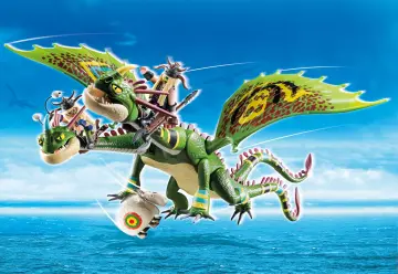 Playmobil 70730 - Dragon Racing: Raffnuss und Taffnuss mit Kotz und Würg