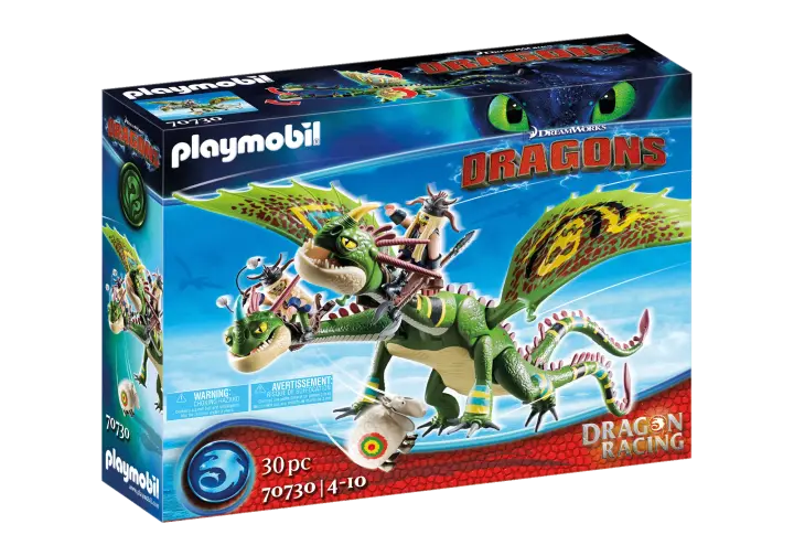 Playmobil 70730 - Dragon Racing: Raffnuss und Taffnuss mit Kotz und Würg - BOX