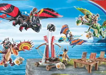 Bauanleitungen Playmobil 70730 - Dragon Racing: Raffnuss und Taffnuss mit Kotz und Würg (3)