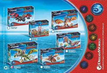 Bauanleitungen Playmobil 70730 - Dragon Racing: Raffnuss und Taffnuss mit Kotz und Würg (8)