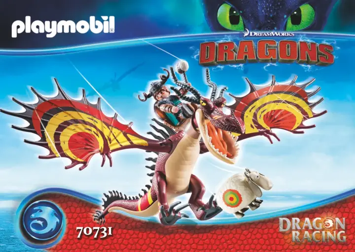 Notices de montage Playmobil 70731 - Dragon Racing: Rustik et Krochefer (1)