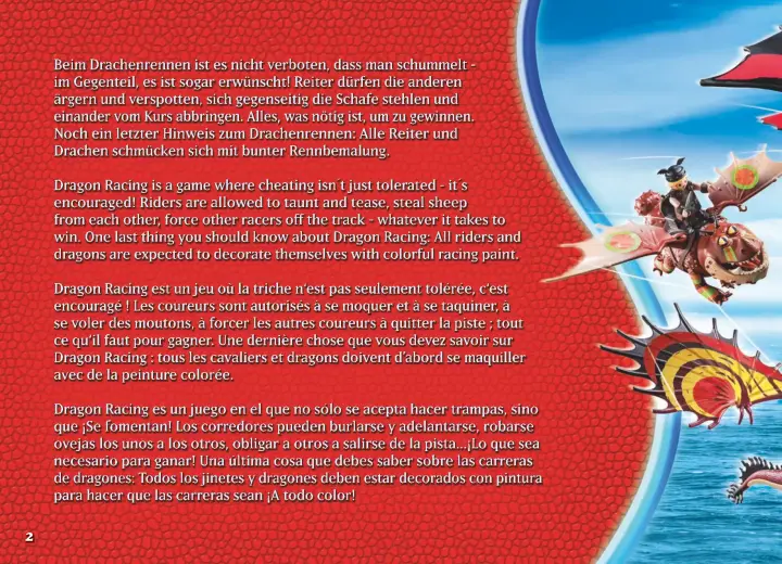 Notices de montage Playmobil 70731 - Dragon Racing: Rustik et Krochefer (2)