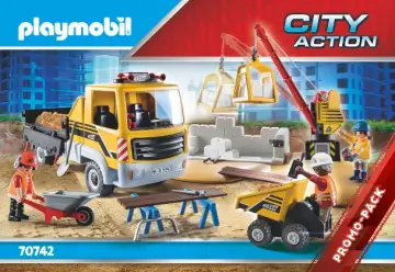 Οδηγίες συναρμολόγησης Playmobil 70742 - Εργοτάξιο με ανατρεπόμενο φορτηγό (1)