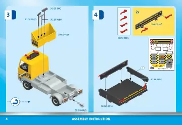 Οδηγίες συναρμολόγησης Playmobil 70742 - Εργοτάξιο με ανατρεπόμενο φορτηγό (4)