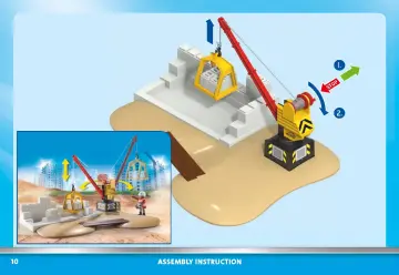 Οδηγίες συναρμολόγησης Playmobil 70742 - Εργοτάξιο με ανατρεπόμενο φορτηγό (10)