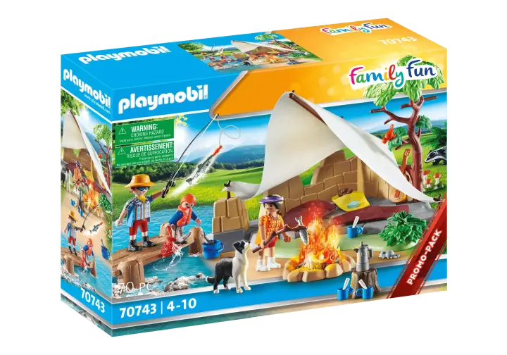 Playmobil 70743 - Κατασκήνωση στην εξοχή - BOX