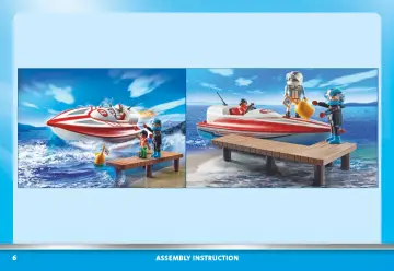 Οδηγίες συναρμολόγησης Playmobil 70744 - Αγωνιστικό ταχύπλοο σκάφος με μοτέρ (6)