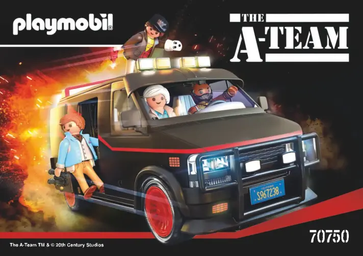 Building instructions Playmobil 70750 - The A-Team Van (1)