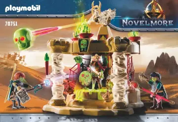 Notices de montage Playmobil 70751 - Sal'ahari Sands - Temple des Squelettes (1)