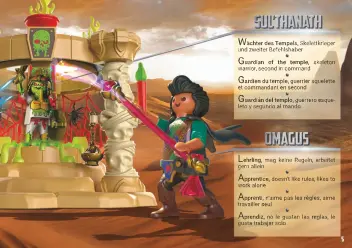 Manual de instruções Playmobil 70751 - Sal'ahari Sands - Templo del Ejército de Esqueletos (5)