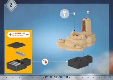 Manual de instruções Playmobil 70751 - Sal'ahari Sands - Templo del Ejército de Esqueletos (9)