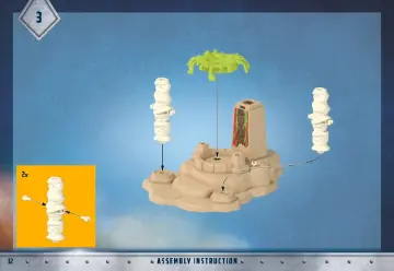 Istruzioni di montaggio Playmobil 70751 - Sal'ahari Sands- Tempio dell'armata di scheletri (12)