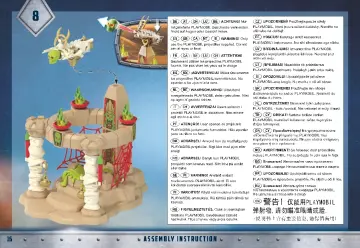 Manual de instruções Playmobil 70751 - Sal'ahari Sands - Templo del Ejército de Esqueletos (16)