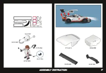 Notices de montage Playmobil 70764 - Porsche 911 GT3 Cup (17)