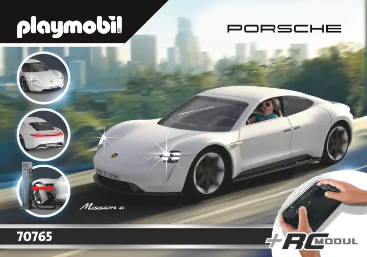Manual de instruções Playmobil 70765 - Porsche Mission E (1)