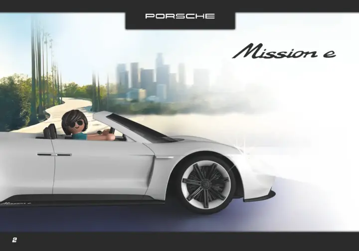 Manual de instruções Playmobil 70765 - Porsche Mission E (2)