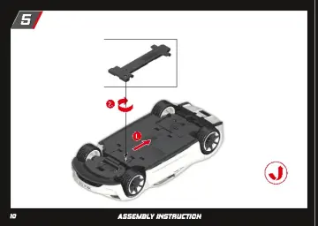 Istruzioni di montaggio Playmobil 70765 - Porsche Mission E (10)