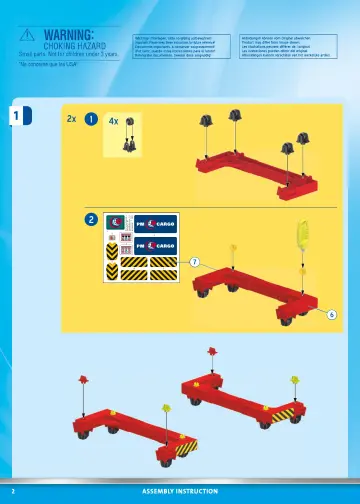 Bauanleitungen Playmobil 70770 - Portalkran mit Containern (2)