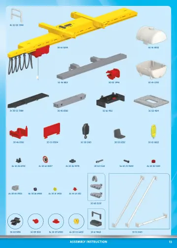 Manual de instruções Playmobil 70770 - Grua de Contentores (13)