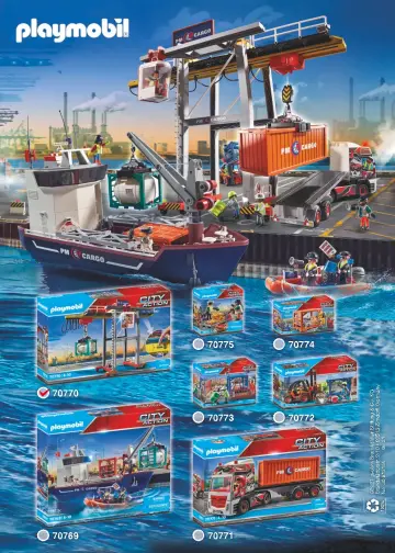 Bygganvisningar Playmobil 70770 - Lastkran med container (16)