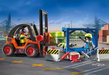 Playmobil 70772 - Forklift with Freight