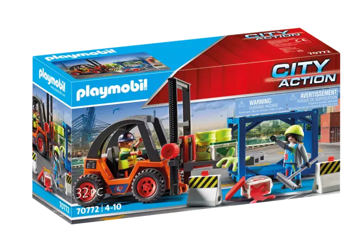 Playmobil 70772 - Operai con muletto - BOX