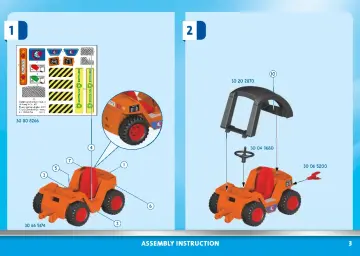 Istruzioni di montaggio Playmobil 70772 - Operai con muletto (3)