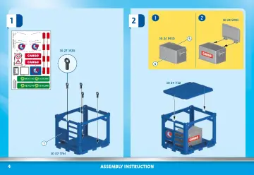 Οδηγίες συναρμολόγησης Playmobil 70773 - Σταθμός cargo (4)