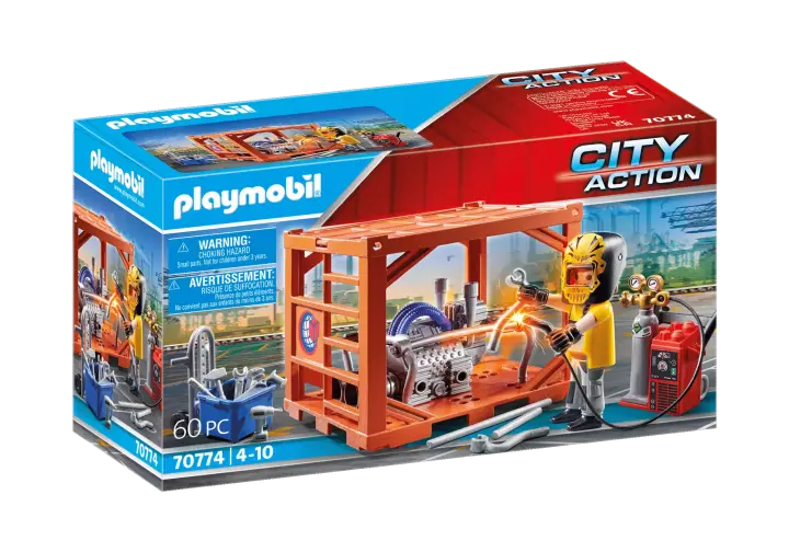 Playmobil 70774 - Produkcja kontenerów - BOX