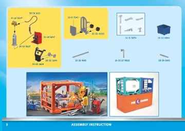 Manual de instruções Playmobil 70774 - Fabricante de Contentores (5)