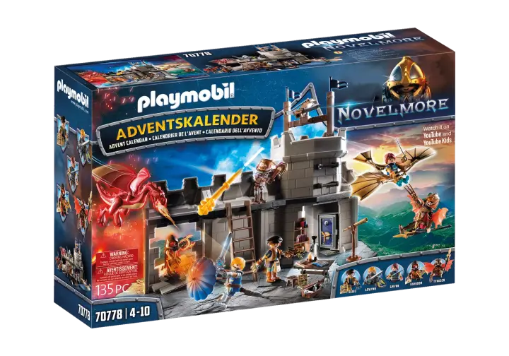 Playmobil 70778 - Advent Calendar Novelmore - Dario's Workshop - BOX