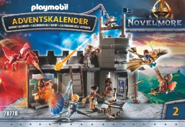 Notices de montage Playmobil 70778 - Calendrier de l'Avent Novelmore 'Atelier de Dario" (17)